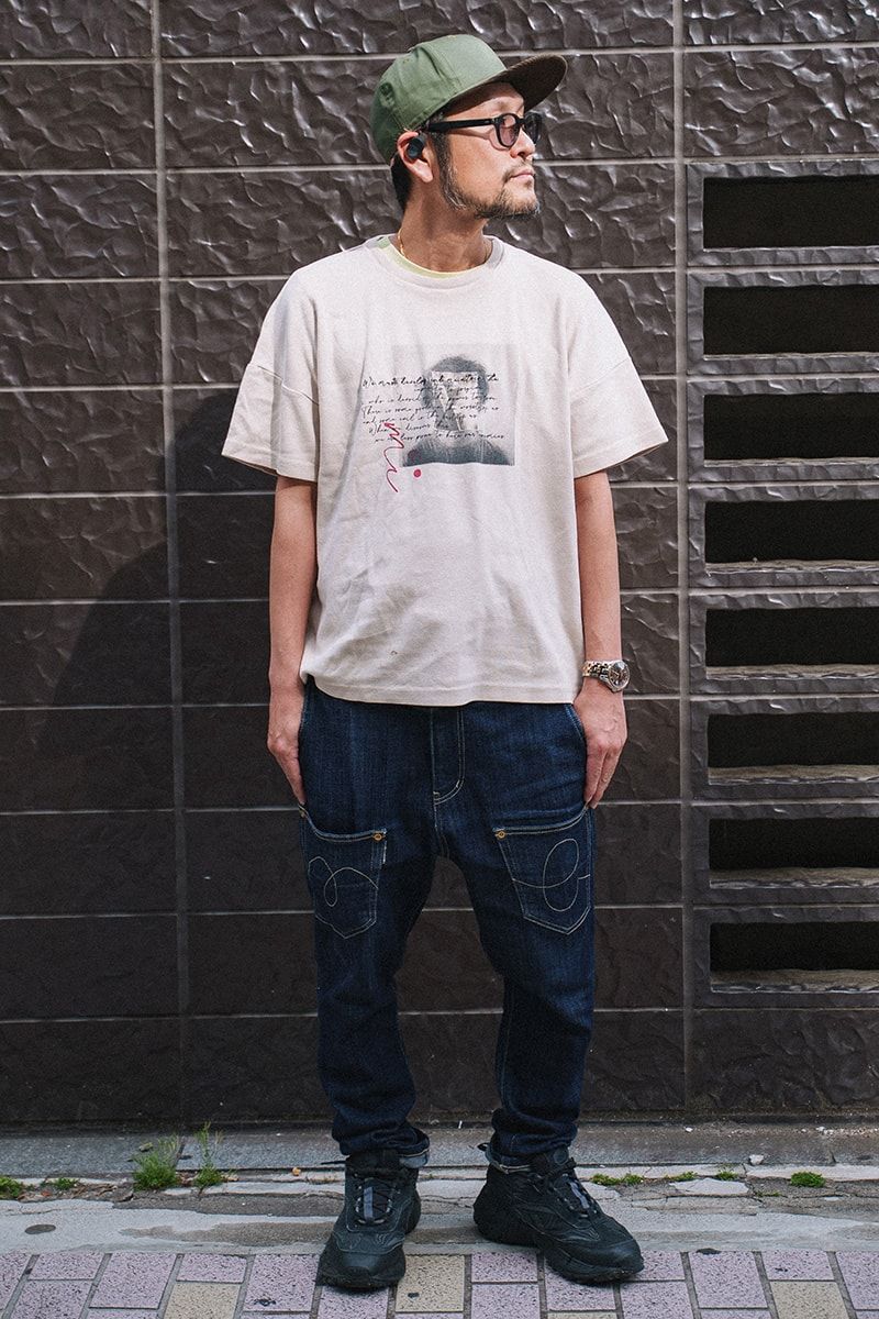 インヘリットのTシャツコーディネート | 250714-1453-10 沖村裕二