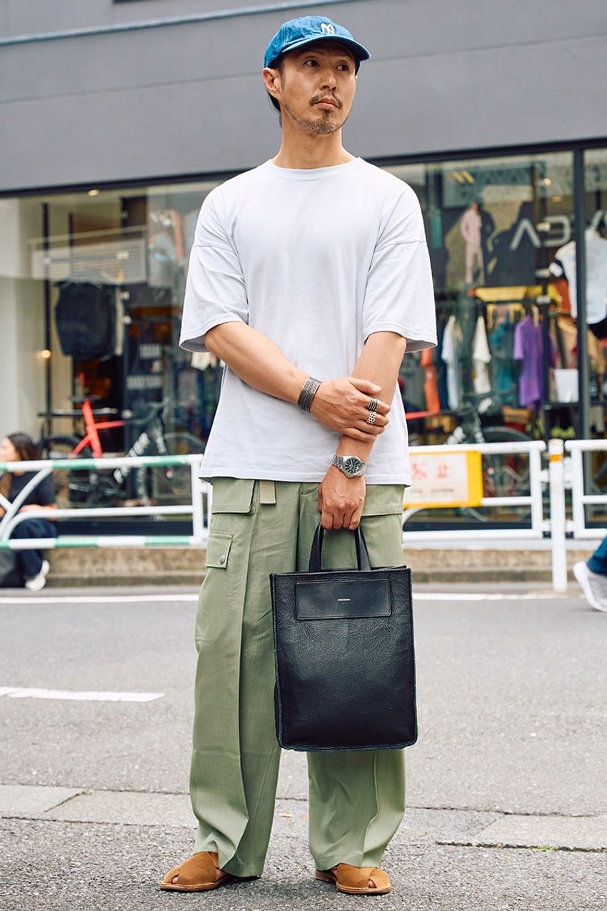 街の大人は「オーラリーのパンツ率」が高めだった！リアルトレンドを5人の着こなしで検証 - 4枚目の画像