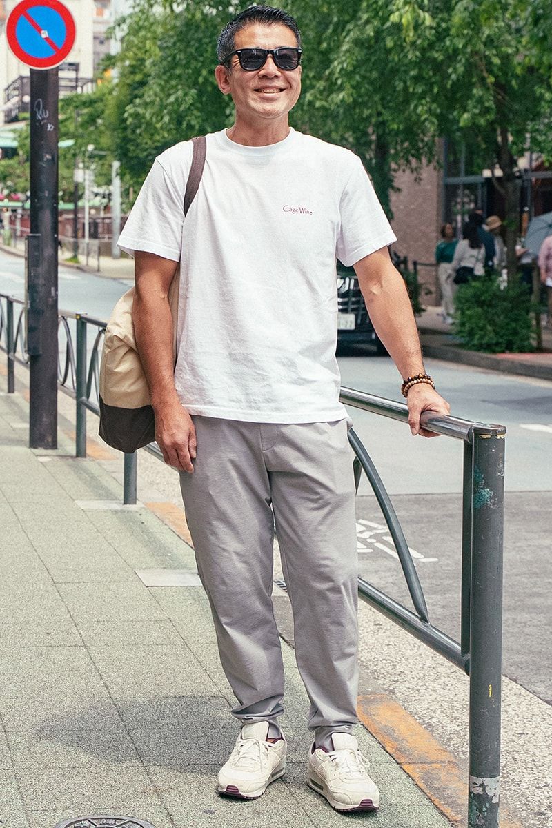 ケイジワインのTシャツコーディネート | 250714-1756-16 佐藤圭史