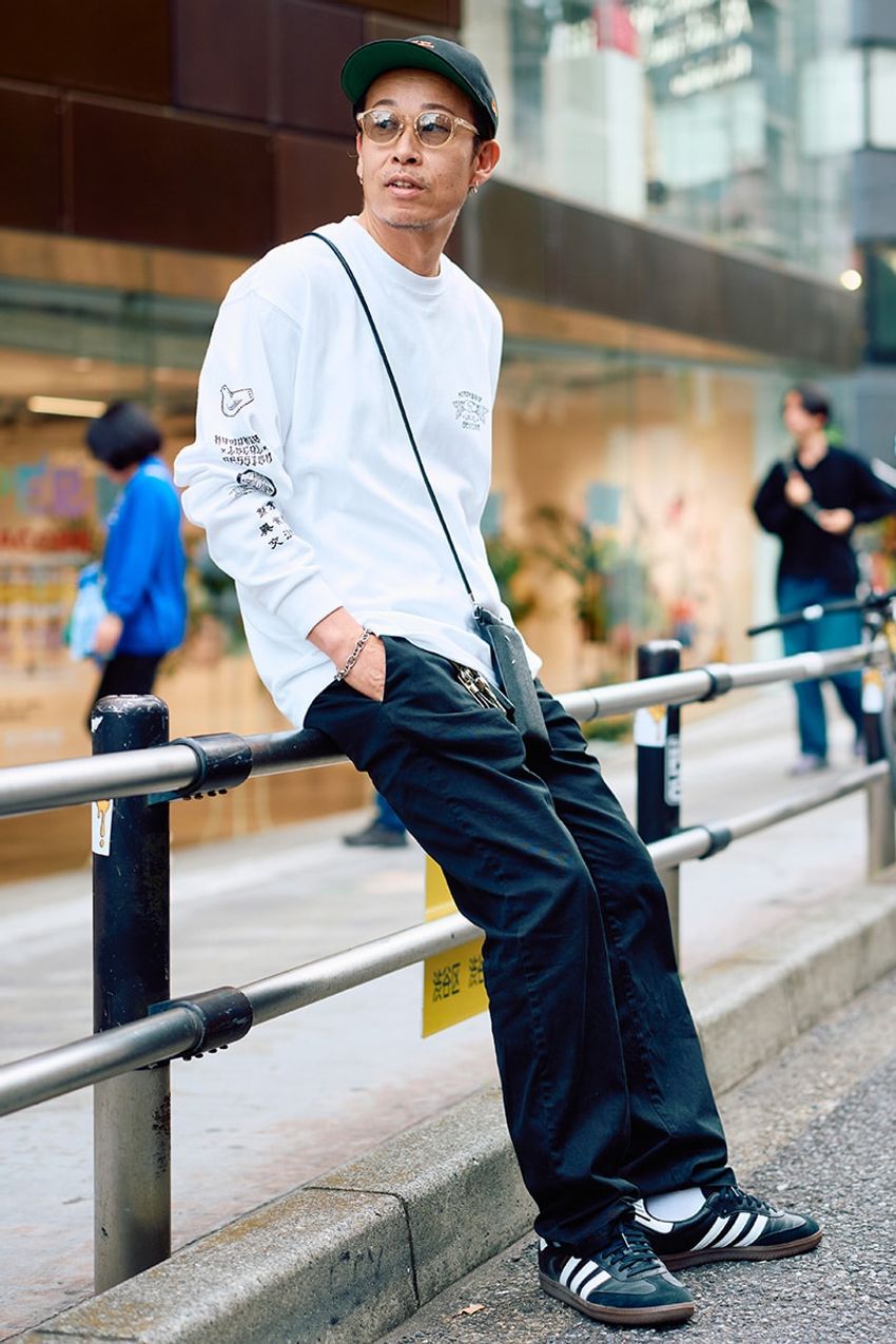 洒落て見える“黒パン”を街角調査！選ばれたのはラルフ、ノースなど馴染ブランドだった - 8枚目の画像