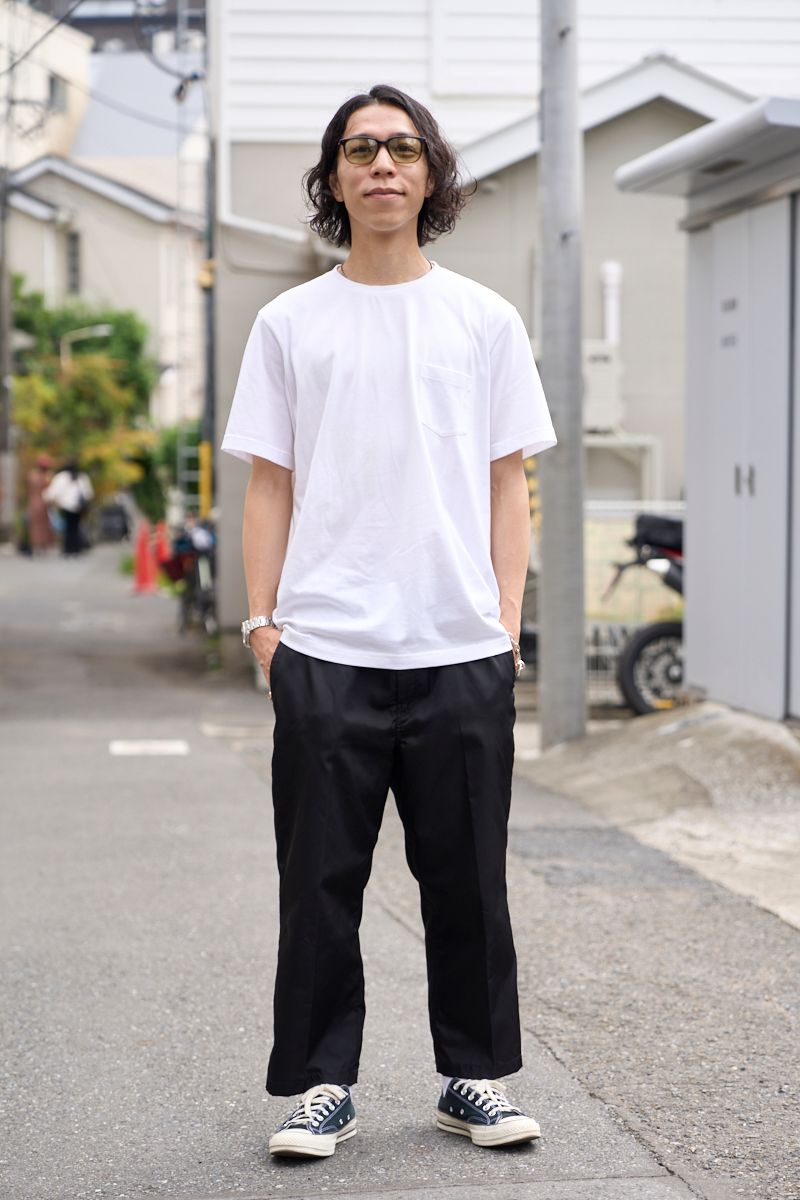 バーニーズニューヨークのTシャツコーディネート | 250716-0718-15 山根 凌