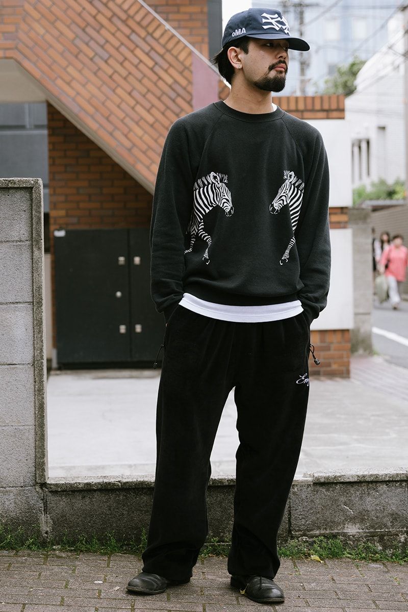 古着のスウェットコーディネート | 250716-1428-58 山名勇心