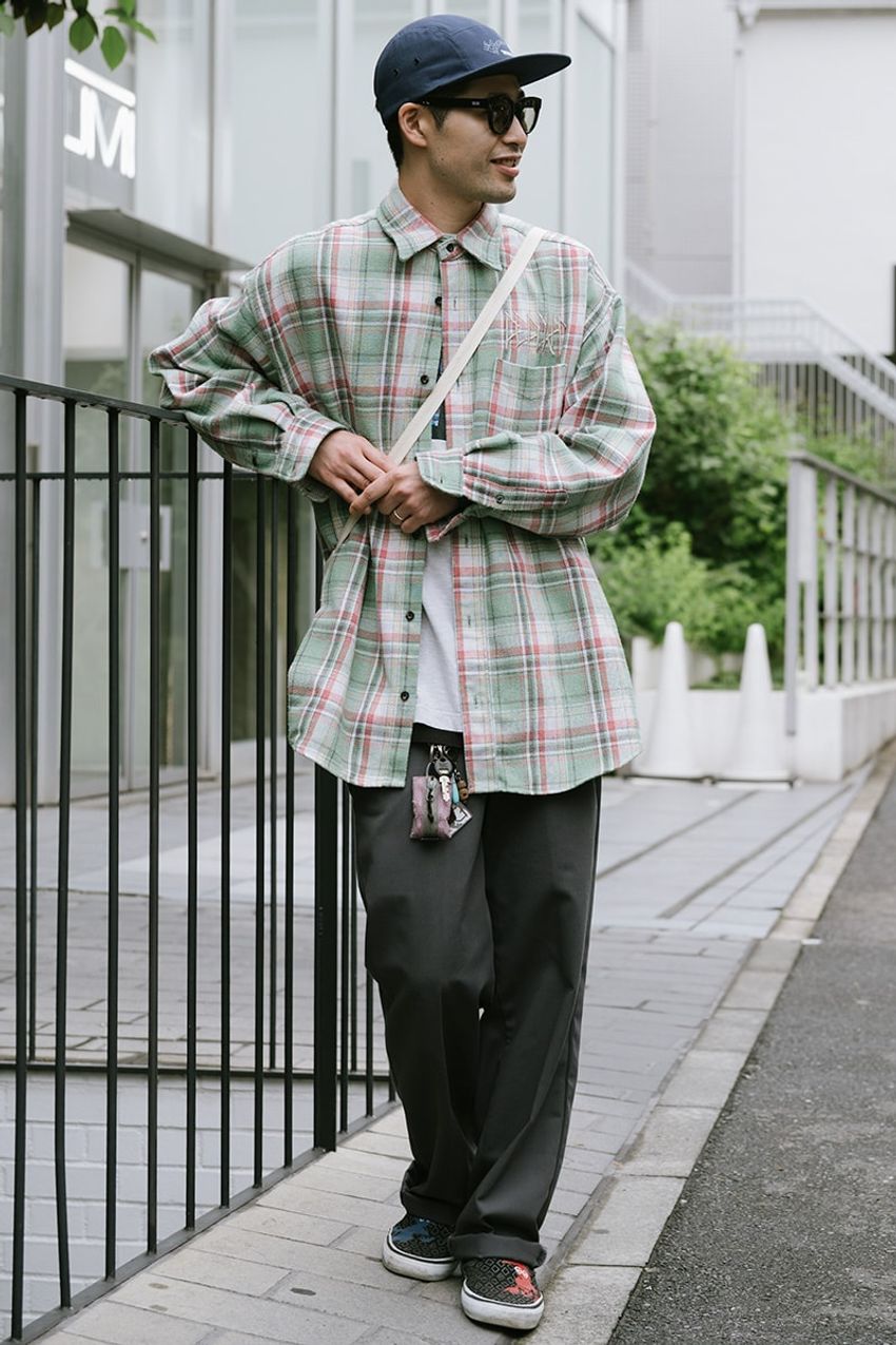 「チェックシャツ」で“王道アメカジ”を楽しんだ5名の大人たち。街角スナップで着こなし術をチェック！ - 2枚目の画像