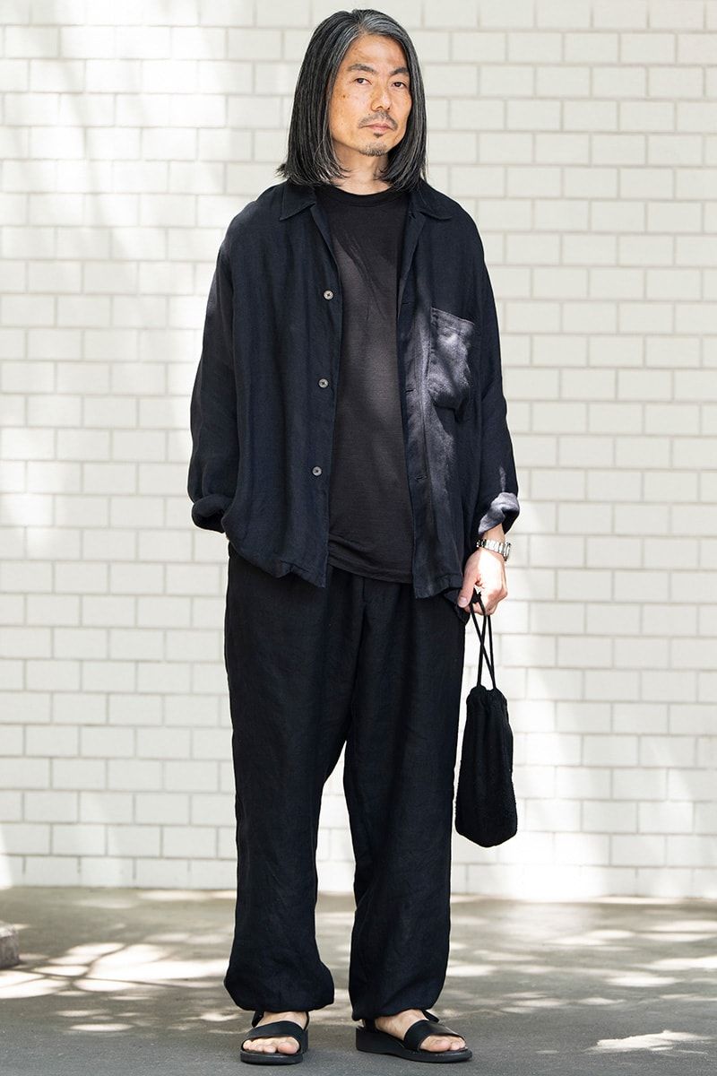 コモリのシャツコーディネート | 250716-1534-55 中川直樹