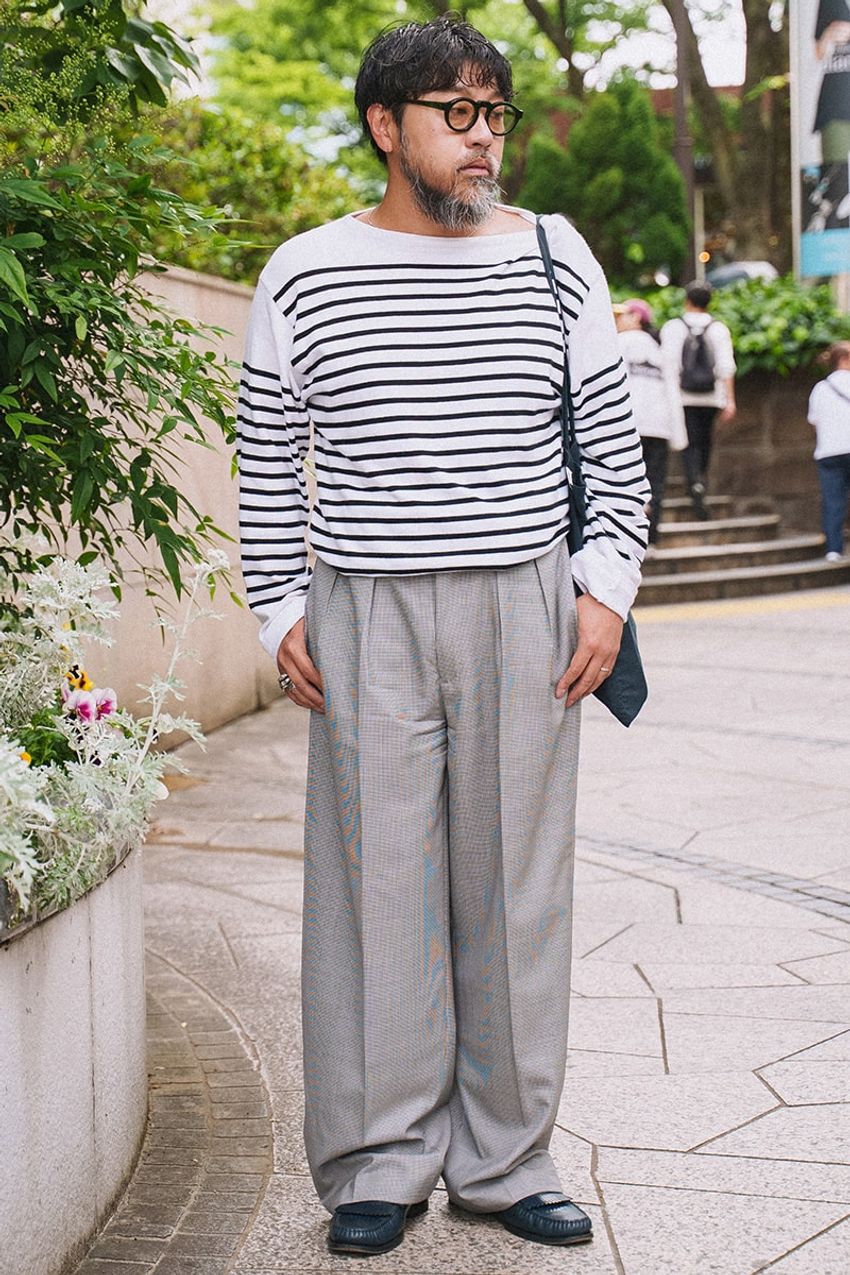 秋も頼りになる“ボーダーカットソー”、実はパパの味方にも!? 街行く洒落者の着こなし3選！ - 2枚目の画像