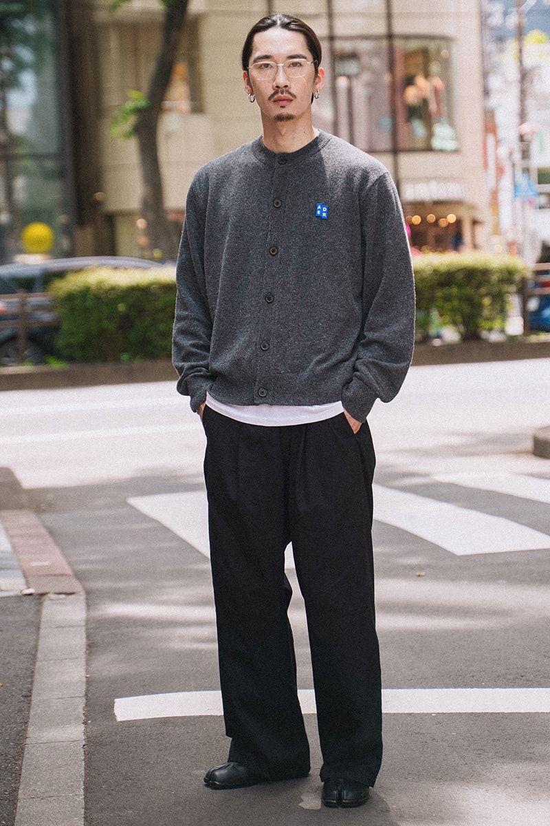 アーダーエラーのカーディガンコーディネート | 250716-1816-28 大江飛羽