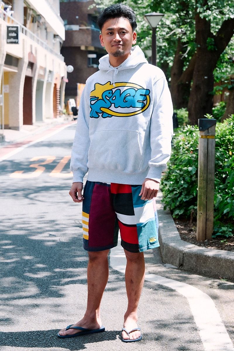 不明のパーカコーディネート | 250723-1512-21 藤田航大