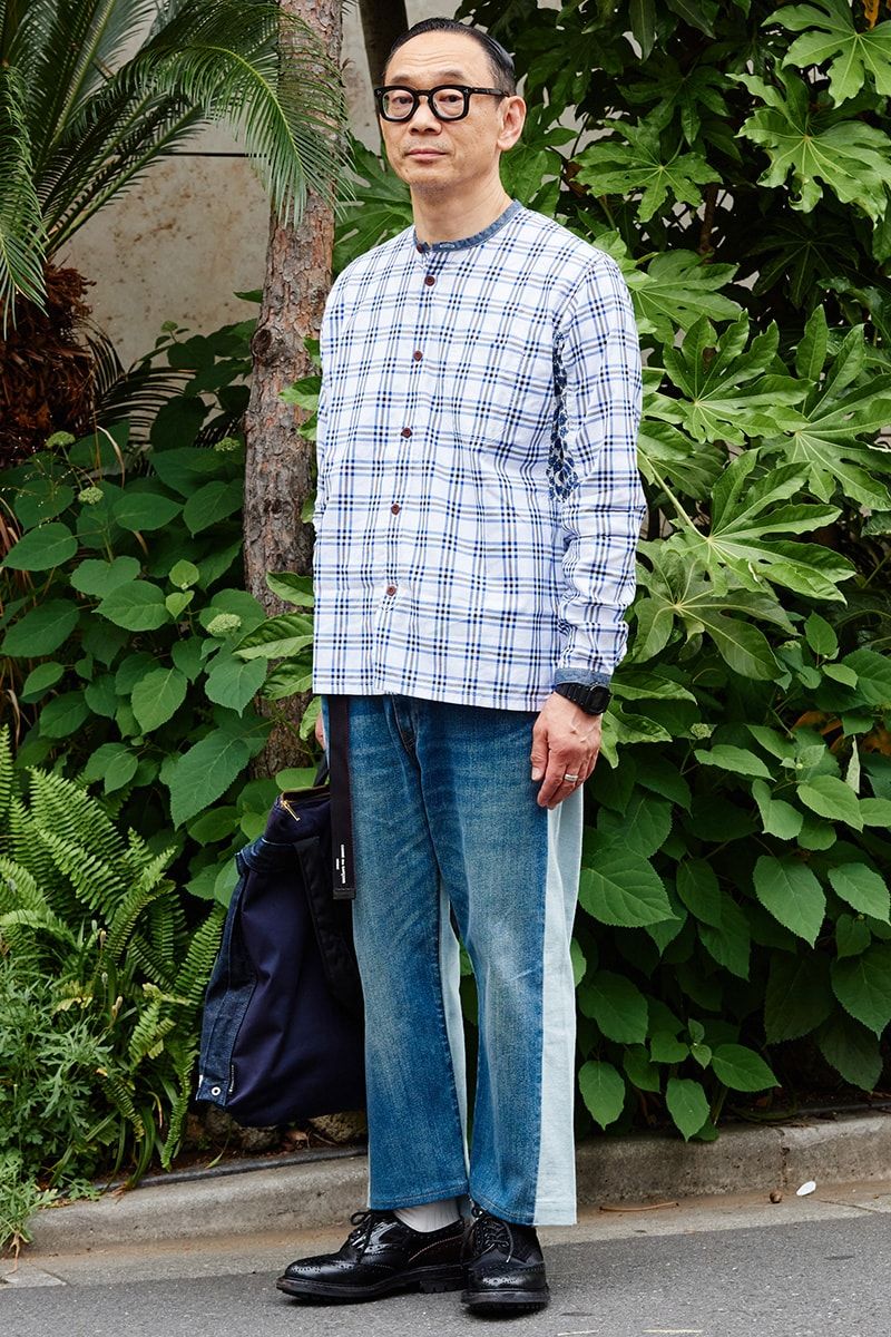 ジュンヤワタナベのシャツコーディネート | 250725-1307-19 古川剛司