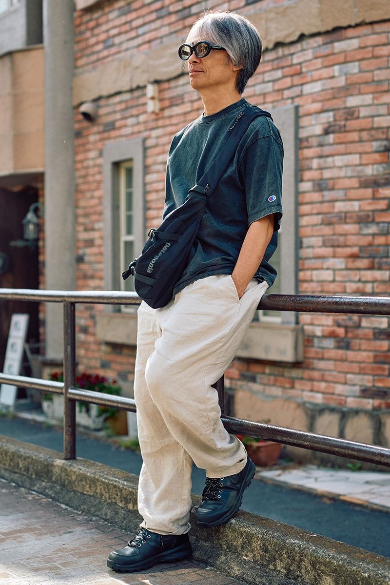 チャンピオンのTシャツコーディネート | 250725-1310-15 尾方茂樹