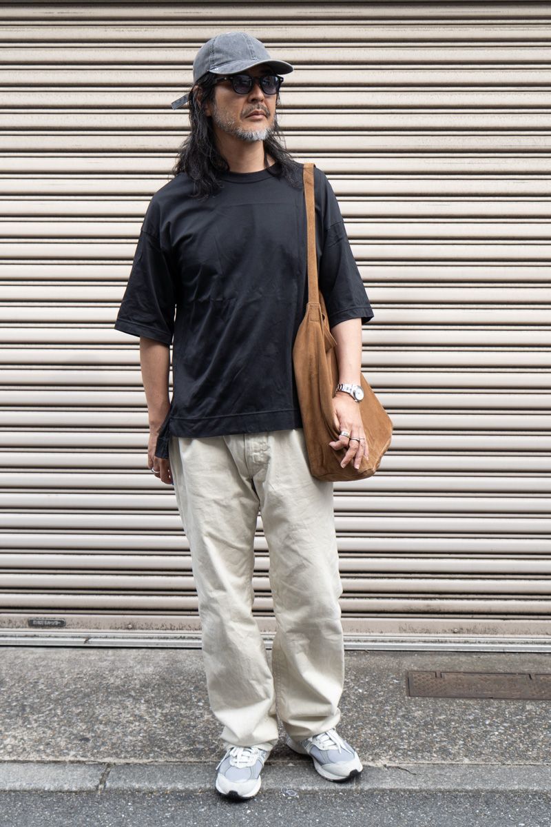 ユニクロのTシャツコーディネート | 250727-0155-35 イトウ