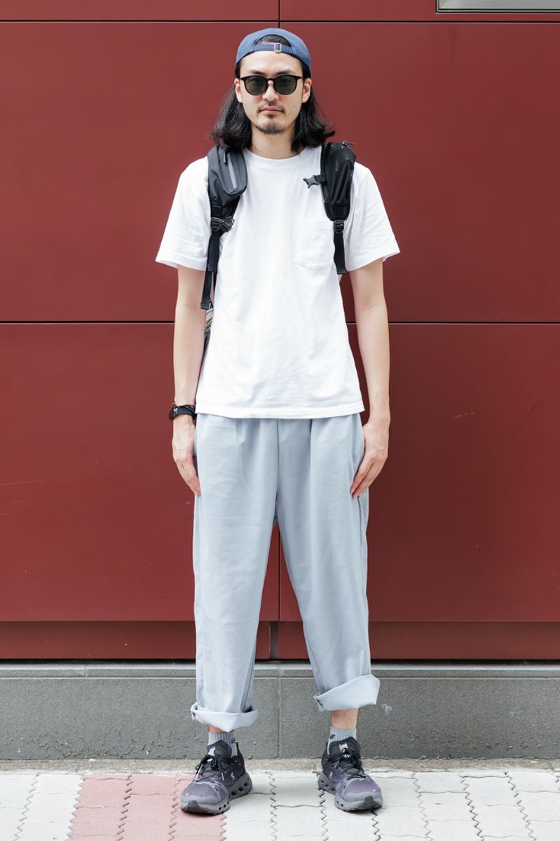 ノーブランドのTシャツコーディネート | 250729-0357-09 大道 剛