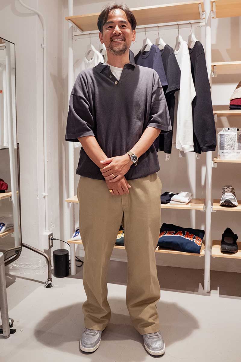 クレプスキュールのポロシャツコーディネート | 250812-1402-46 千木良 学