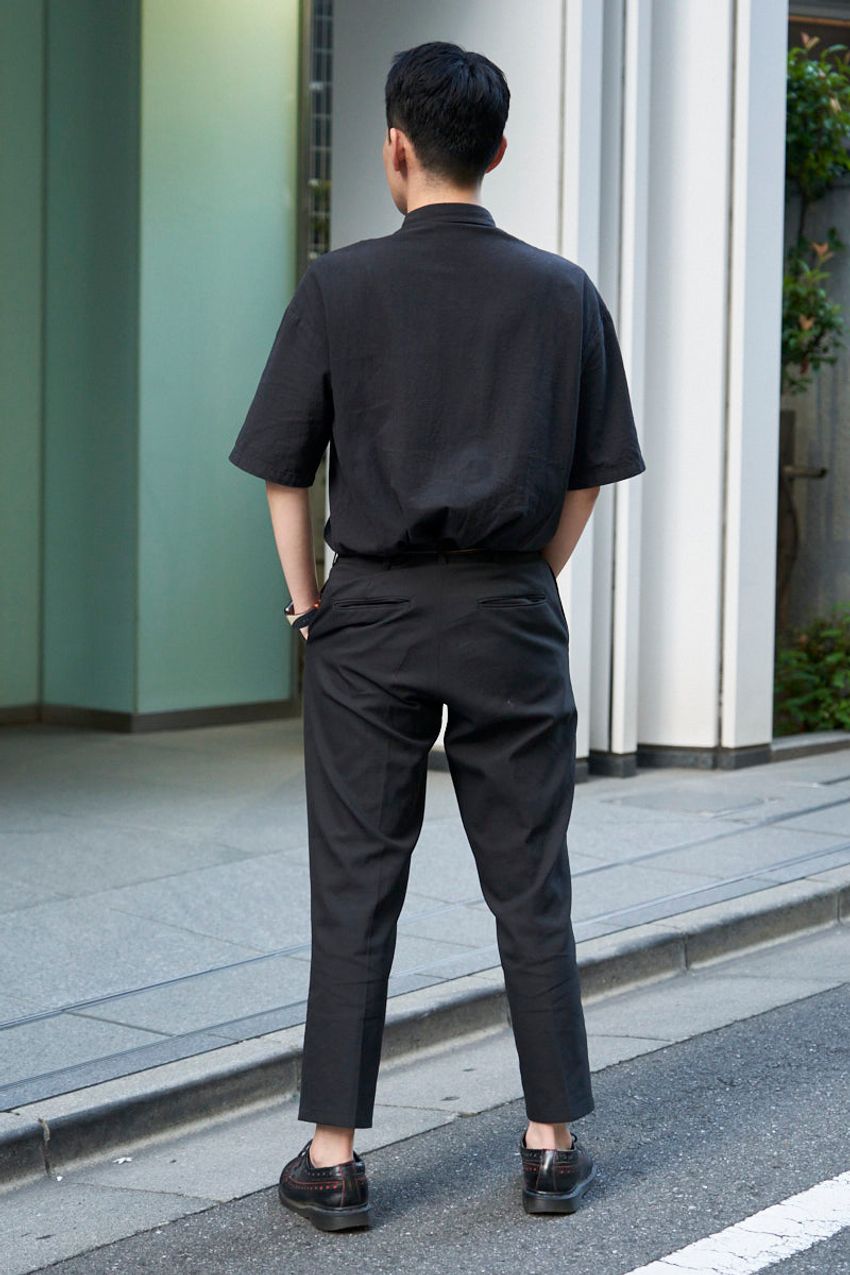 カジュアルコーデは「スラックス×革靴」で格上げを！街の洒落者に学ぶ着こなし術 - 6枚目の画像