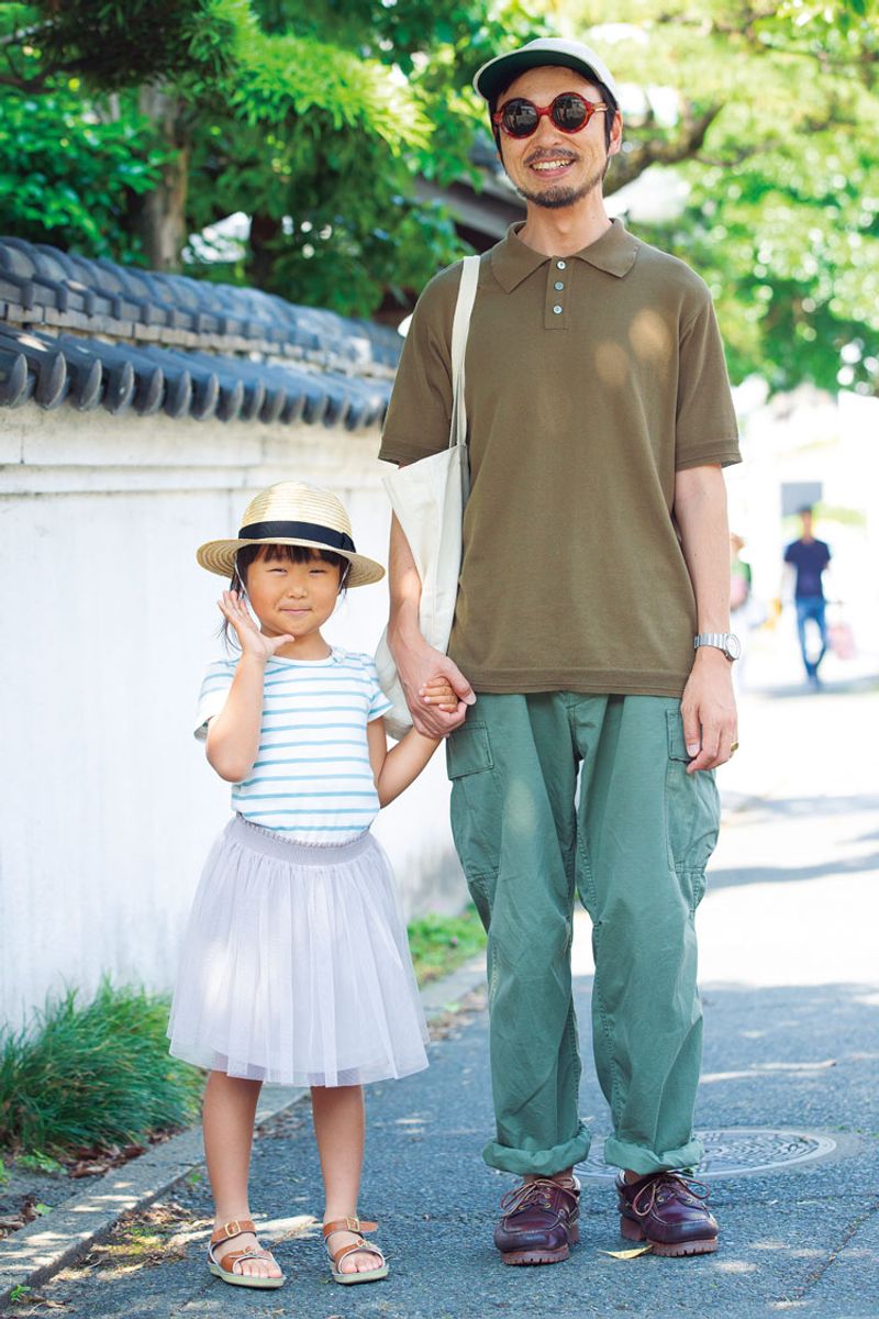 ユルパン×アースカラー×サングラスが一番気分かも 草薙 憲