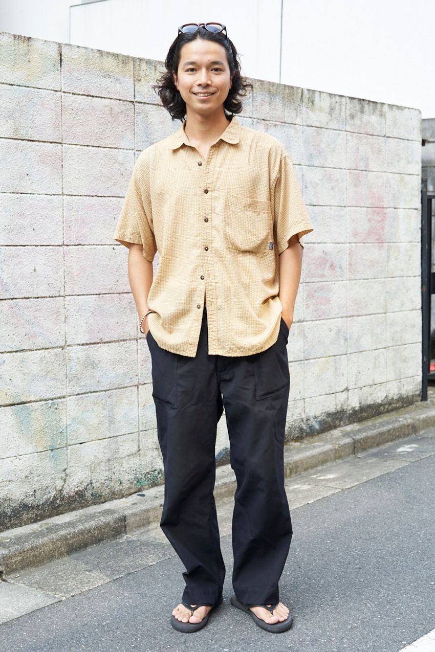 愛用品はパタゴニア、コモリetc.残暑も半袖シャツ人気は継続中！街の洒落者たちの選択肢 - 4枚目の画像